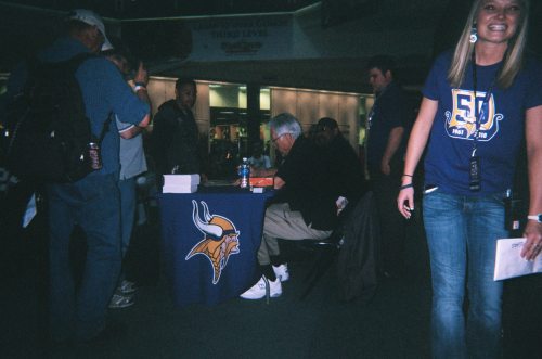 Joe signing