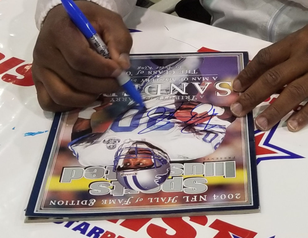 barry sanders 1000