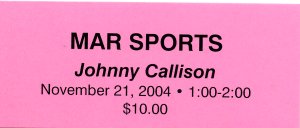 johnny Callison 300 2