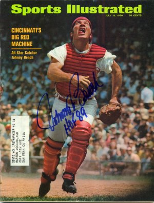 sports illustrated johnny bench