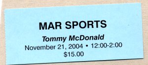 tommy mcdonald 300 2