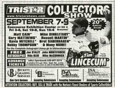 tristar singletary show 1